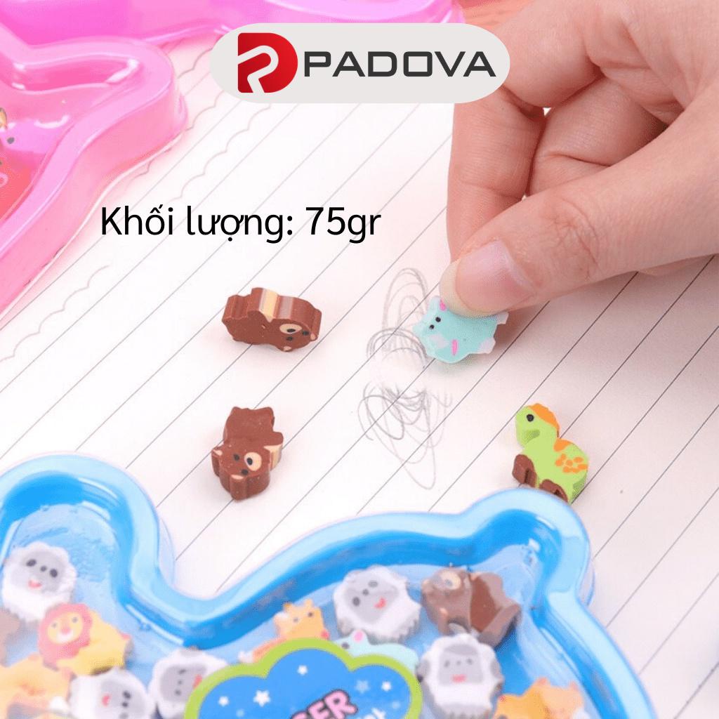 Hộp Gôm Tẩy Chì Hình Động Vật Cho Bé Nhiều Màu PADOVA  8097