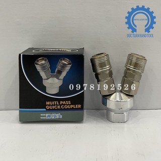Đầu chia hơi 2 chạc nhật , đầu chia hơi máy nén khí