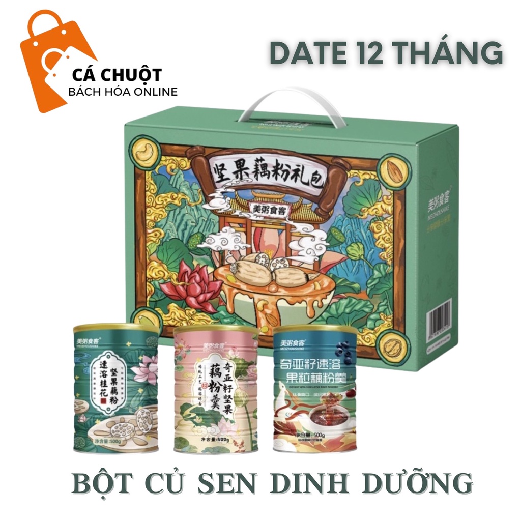 Bột củ sen mix hạt ding dưỡng, Bột giảm cân, Ăn kiêng 500g