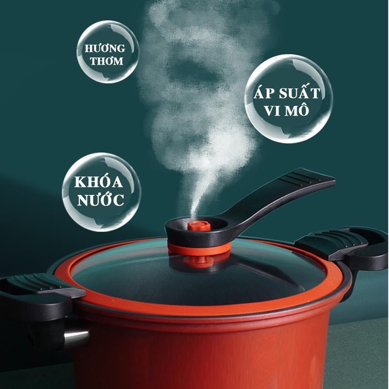 Nồi Áp Suất Đa Năng Mini Pot 3.5L Dùng Cho Mọi Loại Bếp Từ, Bếp Gas, Bếp Hồng Ngoại