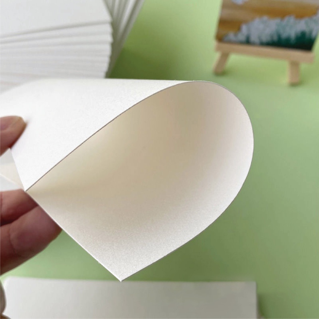 Giấy vẽ màu sáp dầu Kuelox, set 20 tờ, định lượng 300gsm