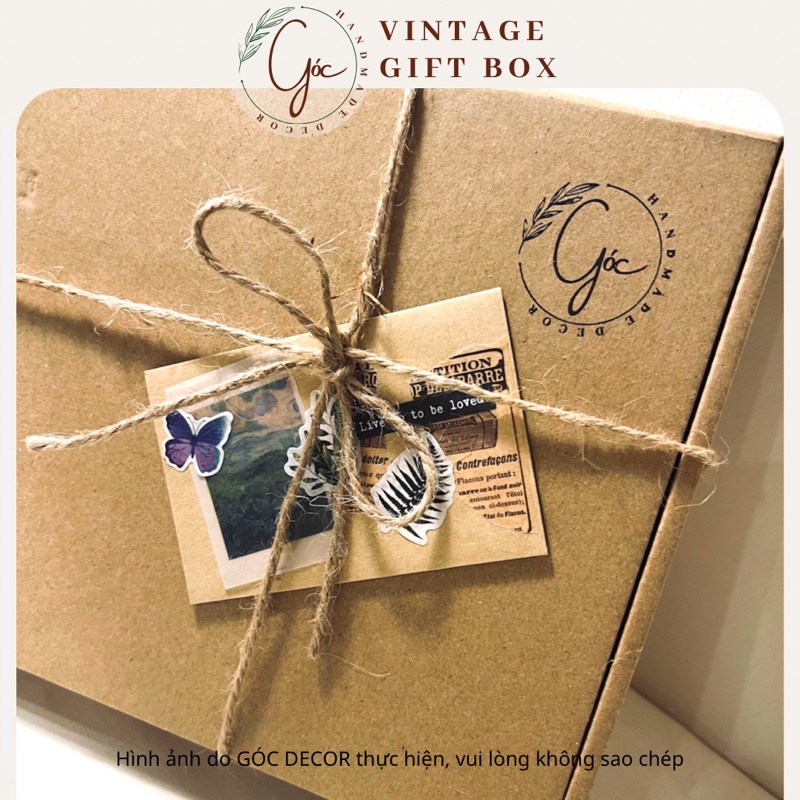 ĐỌC MÔ TẢ Thiệp kèm phong bì thư Vintage trang trí tặng quà độc đáo