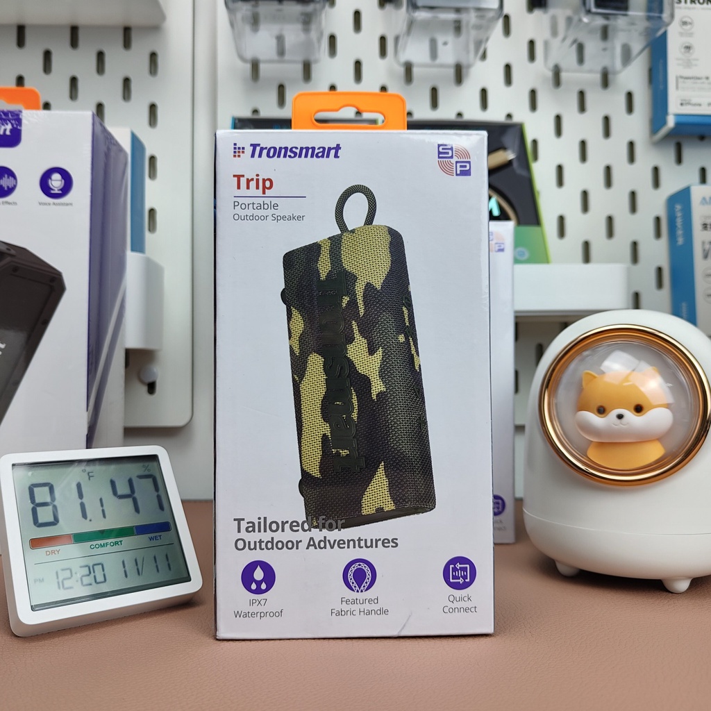 Loa Bluetooth Tronsmart Trip Chống nước IPX7 Thời lượng pin 20 giờ, tích hợp Micro - Phân phối chính hãng BH 12 Tháng