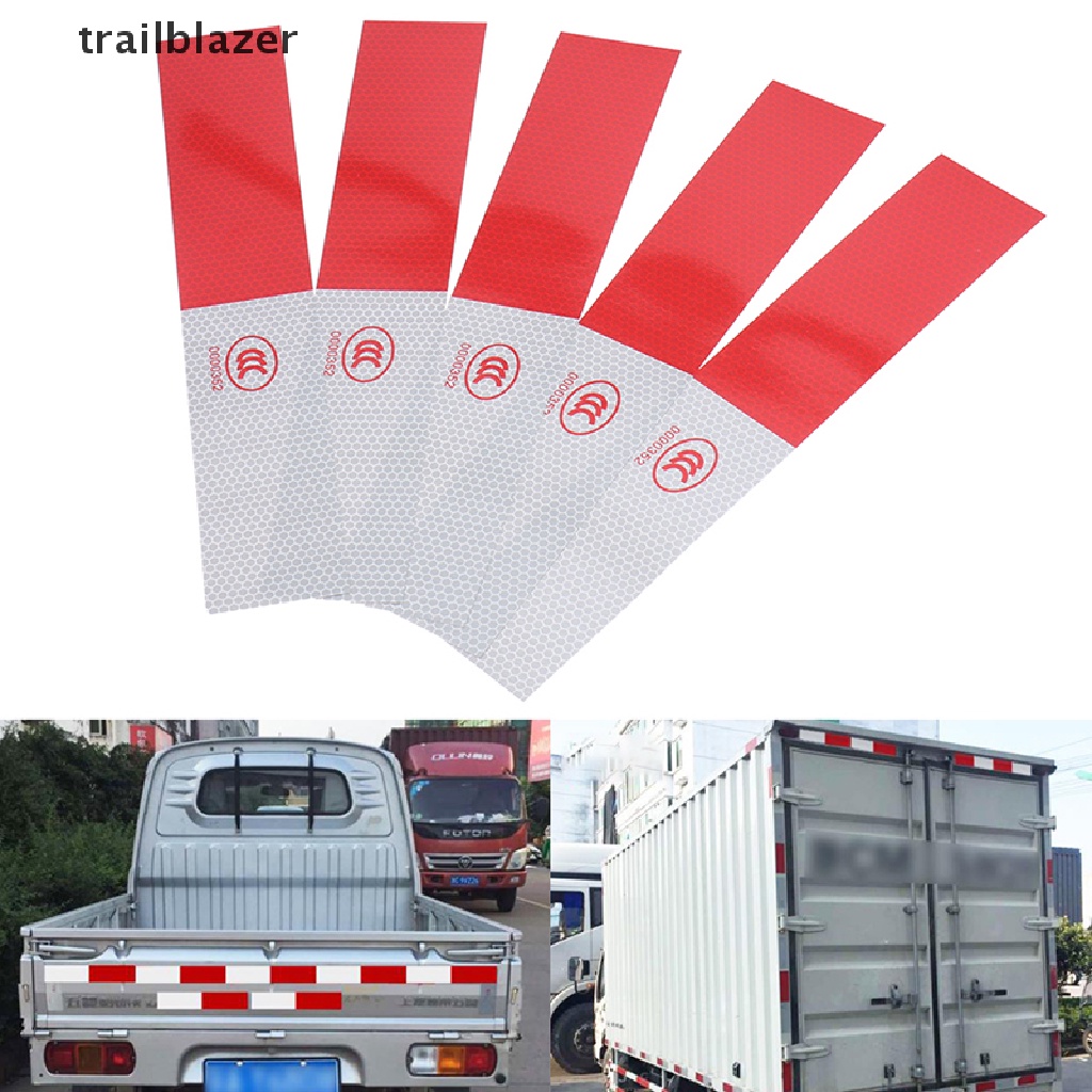 Set 10 Miếng Dán Phản Quang Cảnh Báo An Toàn Vào Ban Đêm Cho Xe Hơi / Xe Tải