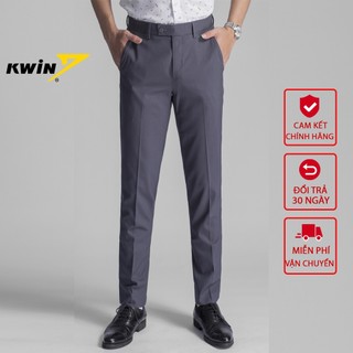Quần Âu Nam KWIN, Quần Tây Nam Công Sở Local Brand Dày Dặn Co Dãn Không Bai Xù KTR00308