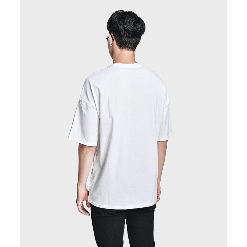 Áo thun trơn Kirkland Unisex Oversize [Nam,Nữ] - Áo phông - Trắng, Đen, Xanh, Đỏ, Rêu, Xám- Màu: