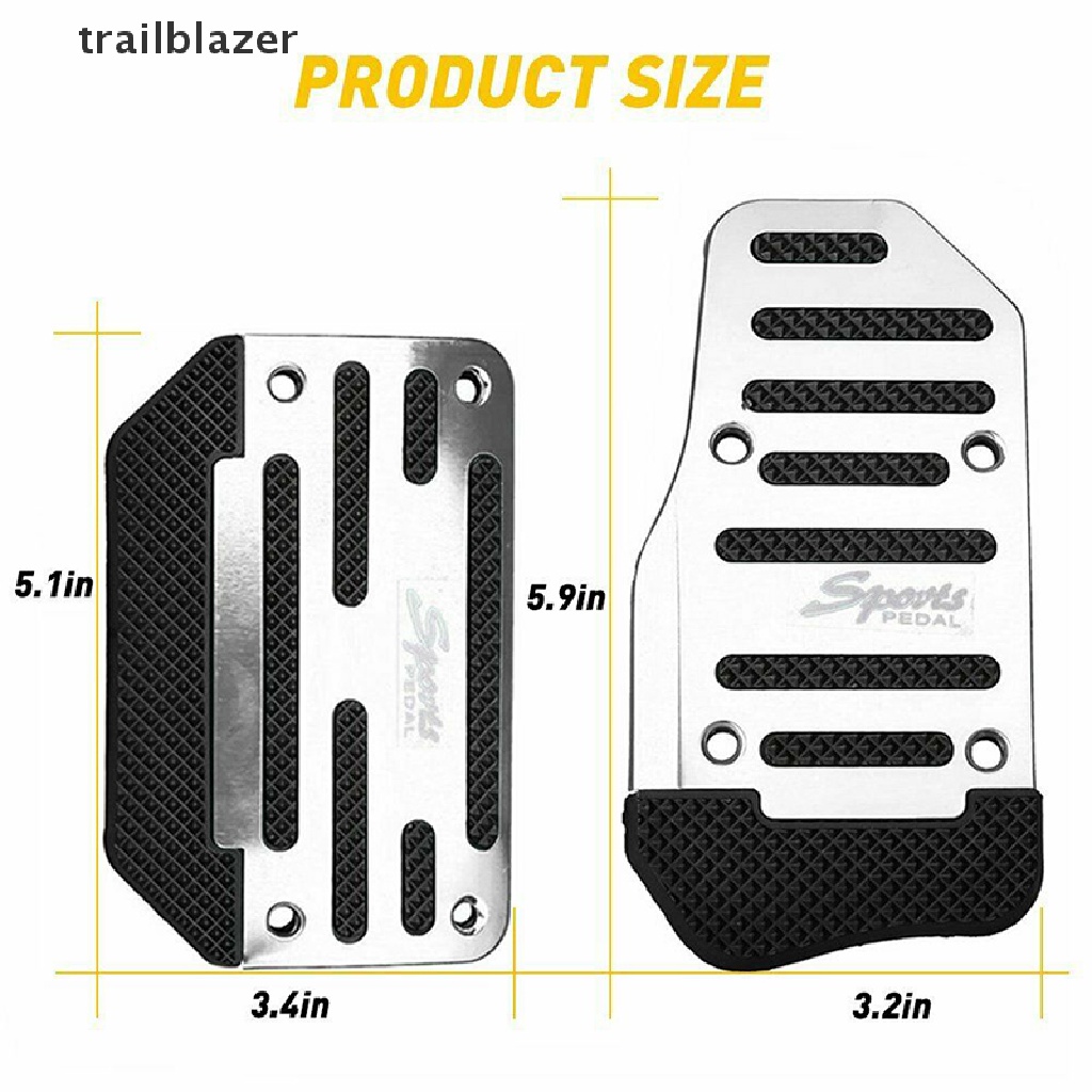 Bộ Vỏ Bọc Bàn Đạp Phanh Ga Tự Động Chống Trượt Cho Xe Hơi trailblazer