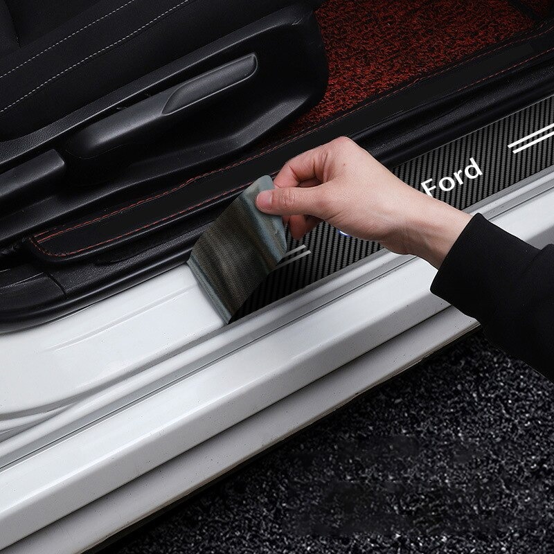 Nẹp Cửa Vân Carbon Chống Trầy Xước Cho Xe Hơi Chất Liệu Bền Đẹp