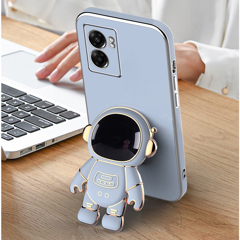 Ốp Điện Thoại Có Giá Đỡ Hình Phi Hành Gia Cho OPPO F11 F9 Pro A9 A7X A94 A96 A97 F19 Pro