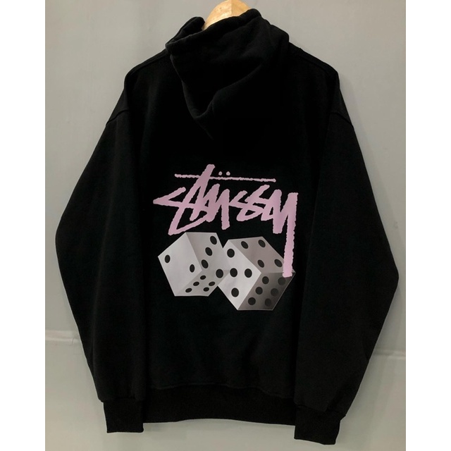 Áo Hoddie Nỉ Bông Stussy Xúc Xắc  Thời Trang Nam Nữ