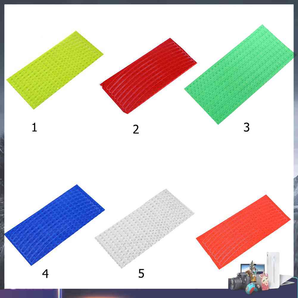 Sticker Phản Quang Bằng Nhựa PVC Dán Bánh Xe Đạp