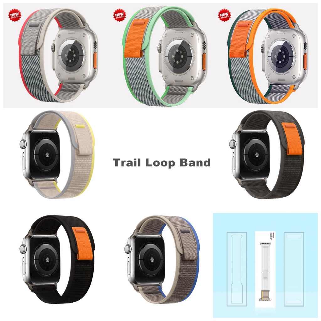 Dây Nylon 49mm Cho ĐồNg Hồ Apple 8 SE 7 6 5 4 38 / 40 / 41 / 42 / 44 / 45mm
