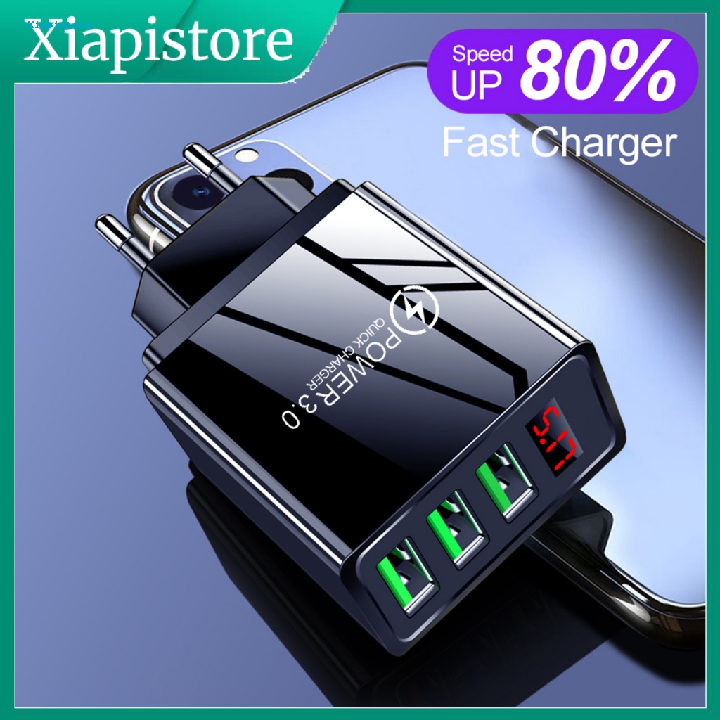 Cục Sạc USB Rộng Tương Thích Với Nhiều Cổng USB Kích Thước Nhỏ Gọn Cho Điện Thoại / Văn Phòng