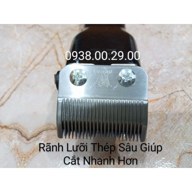 Lưỡi Sứ Đơn Cho Tông Đơ Cắt Tóc Cắt Ngọt Chạy Êm. Bộ Lưỡi Sứ Carbon Wmark Cho Tông Đơ Wah, Kemei.