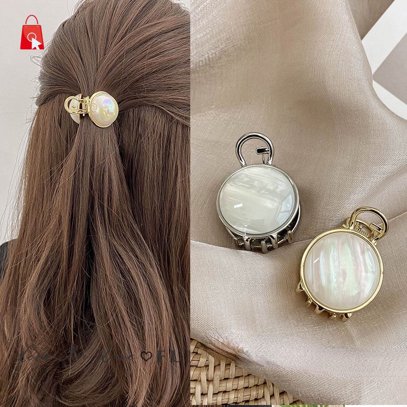 Kẹp Tóc Hình Tròn Lấp Lánh Thời Trang Cho Nữ