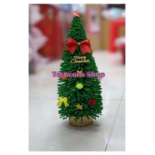 Cây thông noel xanh mini - cây thông noel xanh để bàn làm việc - thông nhỏ trang trí