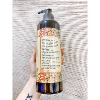 Dầu gội bồ kết thảo dược 800ml giúp tóc chắc khỏe