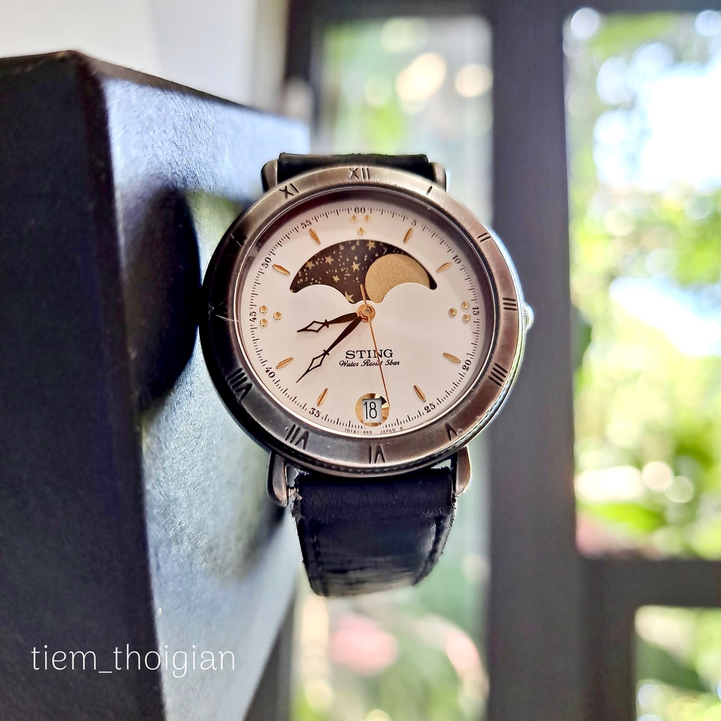 Đồng hồ SI Nhật - Nam/Nữ - STING CASIO họa tiết trăng sao độc lạ