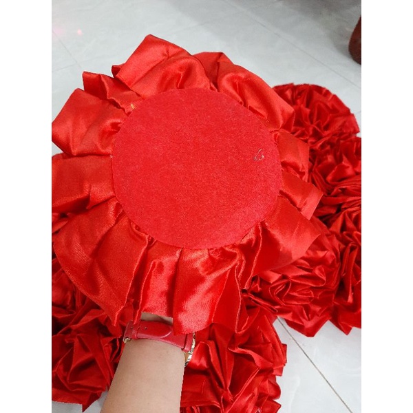 🌺🌺🌺Bông khánh thành màu đỏ_ Loại lớn