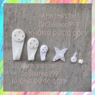set 100 móc size lớn 4x2cm đinh đóng tường