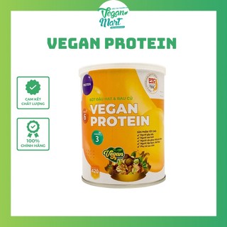 VEGAN PROTEIN - BỘT ĐẬU, HẠT VÀ RAU CỦ PTC - BỔ SUNG PROTEIN (KHÔNG ĐẬU NÀNH) - 420GR