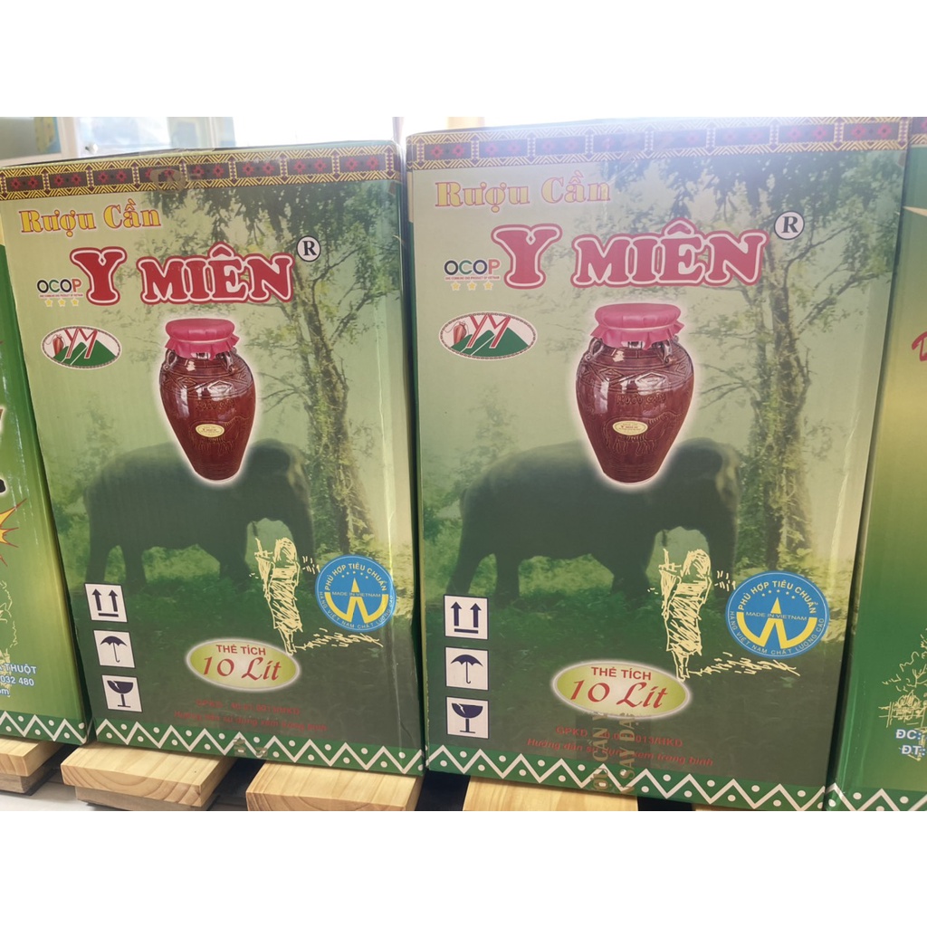 R.ượu cần Y Miên 10lit thùng xanh