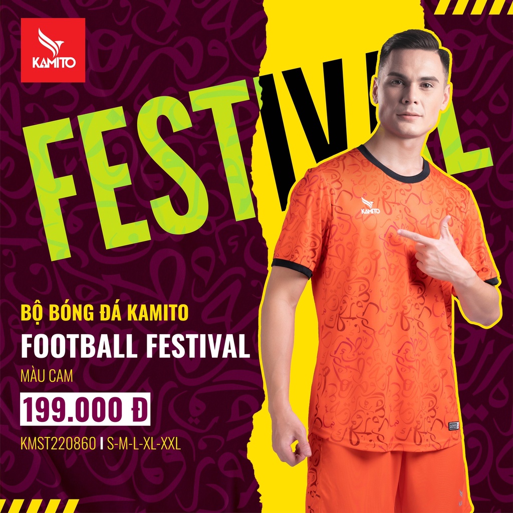 BỘ QUẦN ÁO BÓNG ĐÁ FOOTBALL FESTIVAL