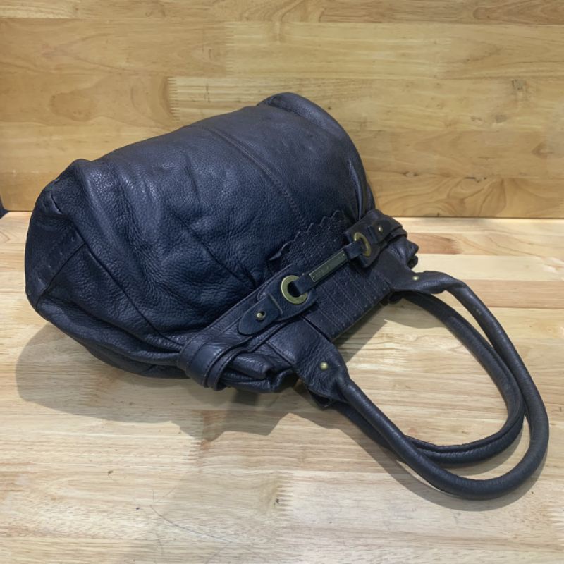 Túi xách nữ da dày dặn da thật secondhand  12241122