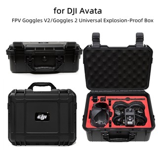 Dành cho dji avata hộp chống cháy nổ vali đa năng avata túi cho dji kính 2 / v2 hộp phụ kiện