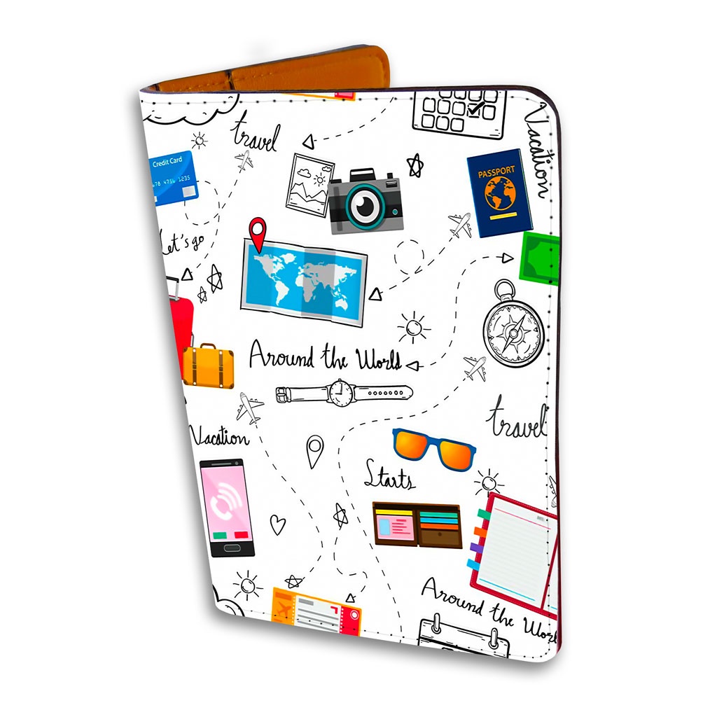 Bao Da Hộ Chiếu/Passport Du Lịch Nam - Nữ  AROUND THE WORLD- LT017 STORMBREAKER