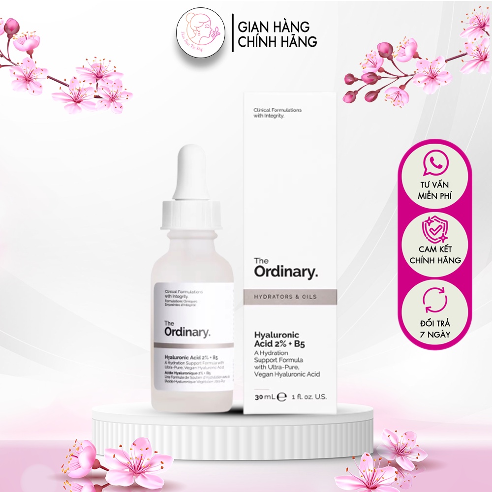 Serum cấp nước dưỡng ẩm The Ordinary Hyaluronic Acid 2% + B5 - ĐT12