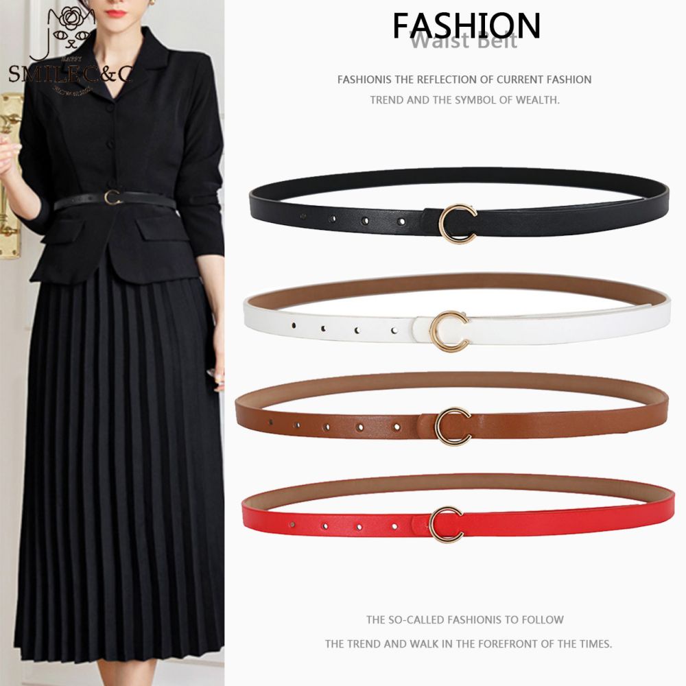 SmileFairyCC【COD &amp; Hàng Có Sẵn】Thắt Lưng Hình Chữ C Ulzzang Ngọt Ngào Chất Lượng Tốt Thời Trang Mỗi Ngày Cho Nữ