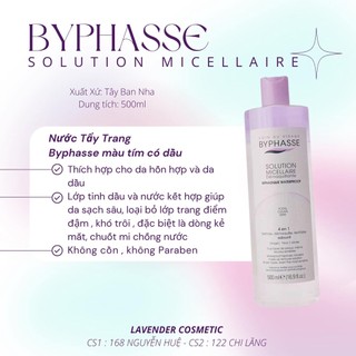 Nước tẩy trang Byphasse Solution Micellaire 500ml Các Loại