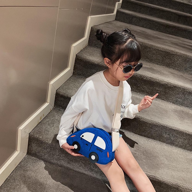 Túi Đeo Chéo Hình Xe Hơi 3D Dễ Thương Cho Bé