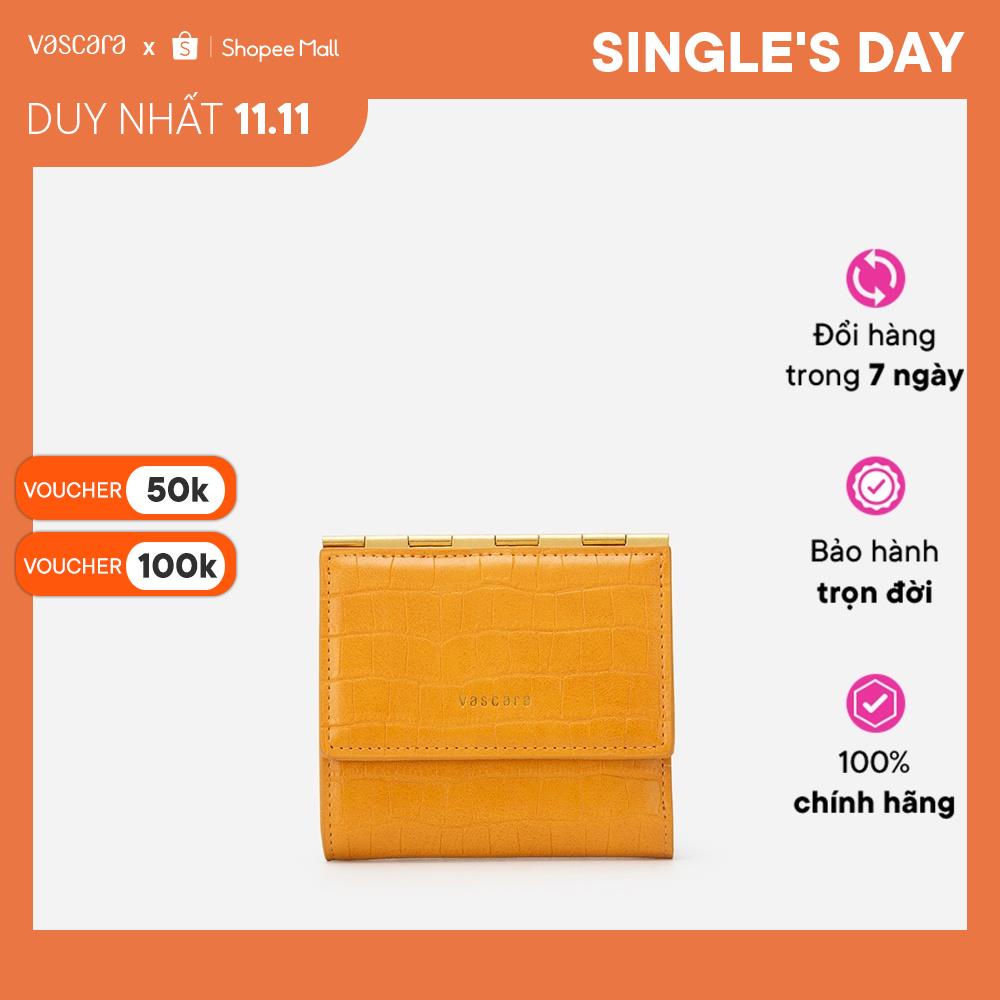 Vascara Ví Cầm Tay Mini Vân Da Cá Sấu - WAL 0223