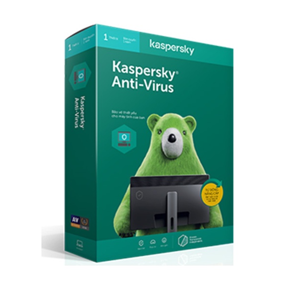 Phần mềm diệt virus Kasperski Anti Virus 3PC 1 Năm