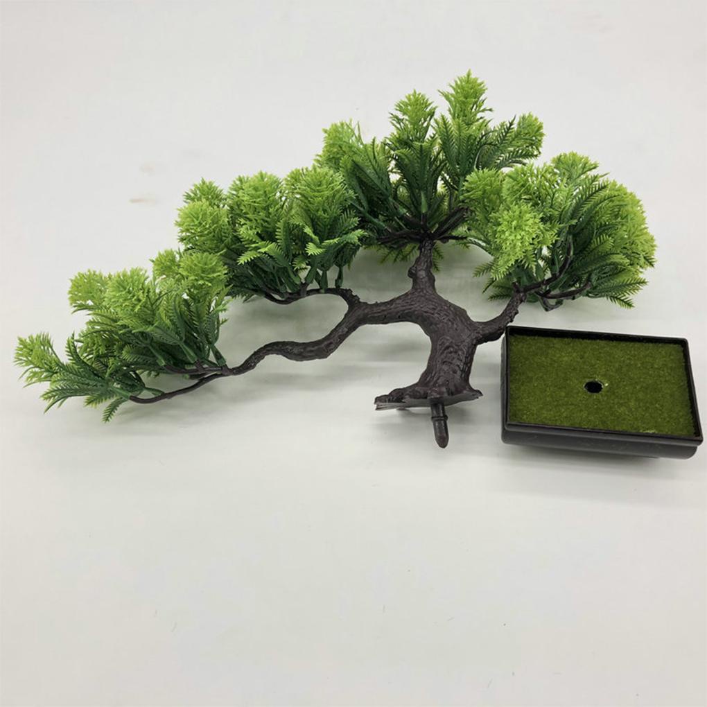 Chậu Cây Bonsai Nhân Tạo Bằng Nhựa Để Bàn Trang Trí Phòng Khách
