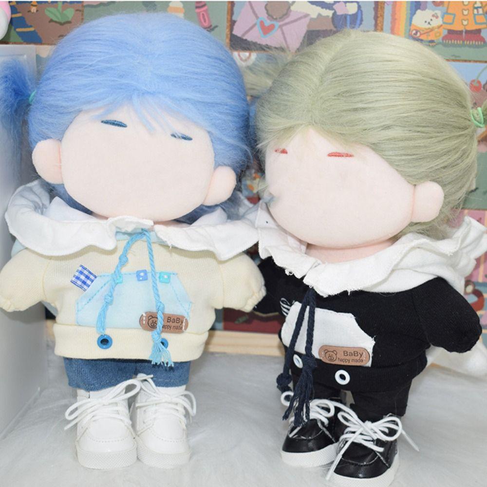 Áo Hoodie Họa Tiết Gấu Hoạt Hình Thay Đổi Màu Sắc Cho Búp Bê 20cm