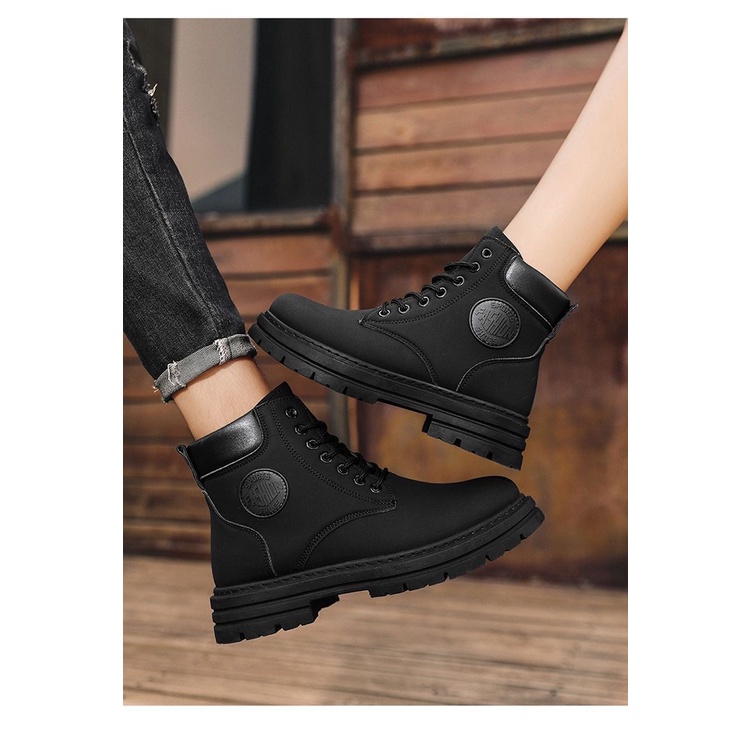 ( Hàng sẵn size 35-44 ) Giày bốt nữ cổ cao đế dày phong cách thời trang trẻ trung V01