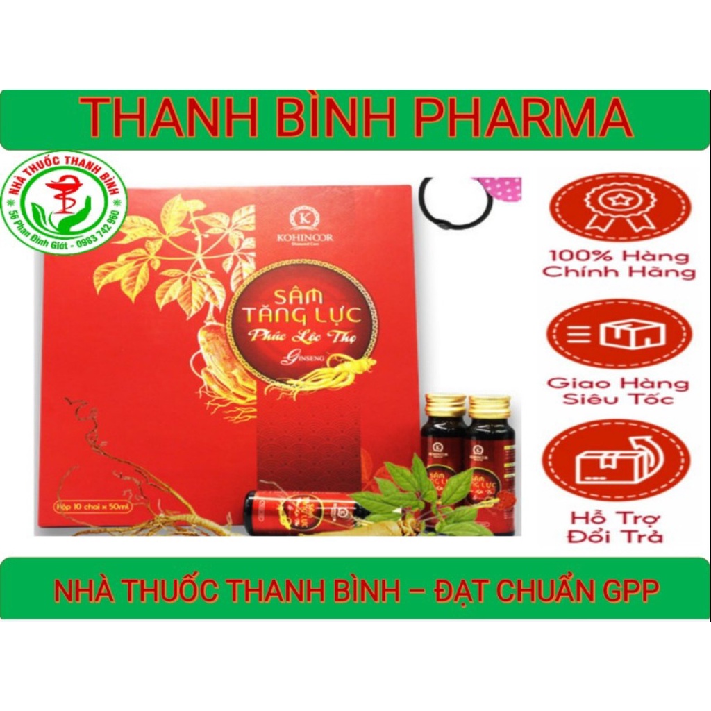 SÂM TĂNG LỰC PHÚC LỘC THỌ GINSENG - GIÚP BỒI BỔ CƠ THỂ - TĂNG CƯỜNG SỨC KHỎE - TĂNG CƯỜNG SINH LỰC - HỖ TRỢ GIẢM MỆT MỎI