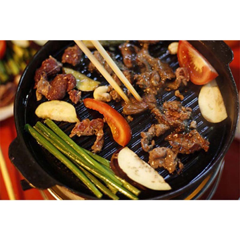 Chảo gang nướng Rapido bếp từ hồng ngoại