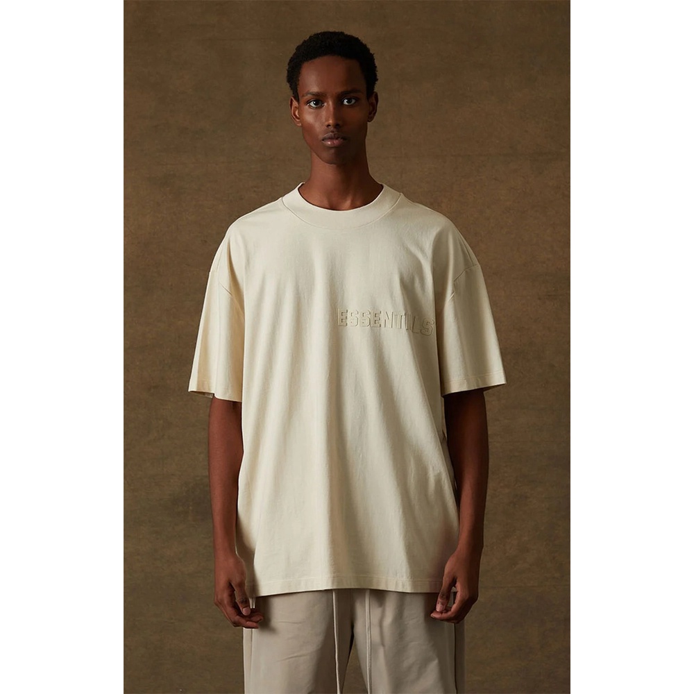 Áo thun cotton ngắn tay in chữ thương hiệu ESSENTIALS thời trang năm 2022