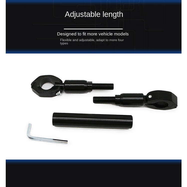 Mới Thanh Giữ Cân Bằng Gắn Tay Lái Xe Máy 22mm Đa Năng