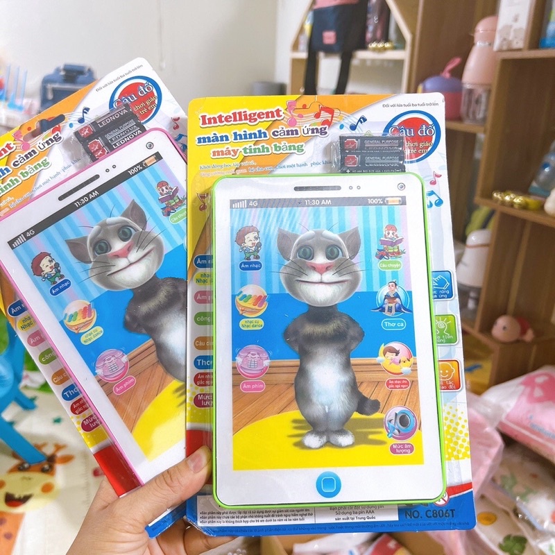 Đồ chơi  iPad  mèo tôm  thông minh  cảm ứng  đa  chức năng