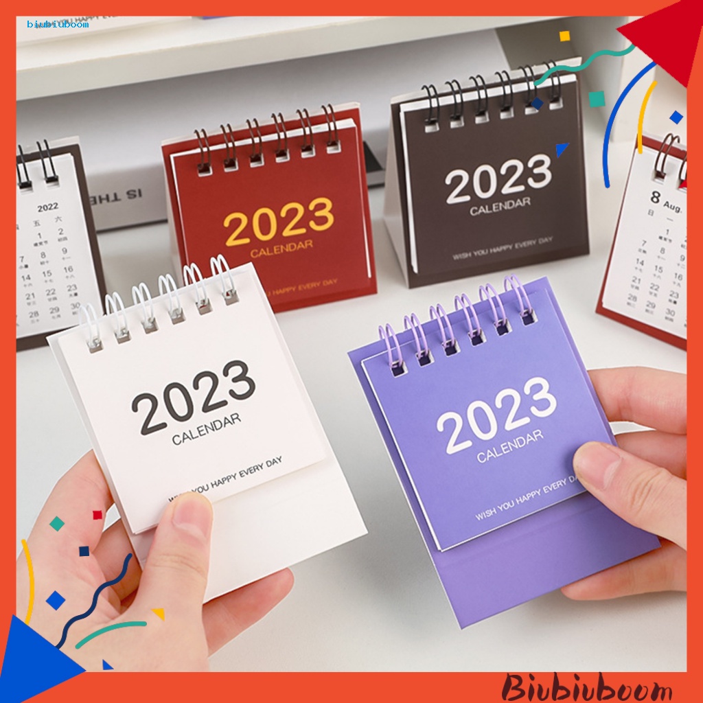 Lịch Năm 2023 Mini Để Bàn Thiết Kế Tinh Tế Dễ Thương