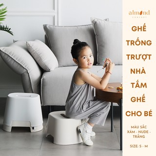 Ghế ngồi cho bé, Ghế Nhà Tắm cho Mẹ và Bé, Ghế chống trượt Nhà Tắm Nhật - Size S/M - Hàng loại 1 almondconcept