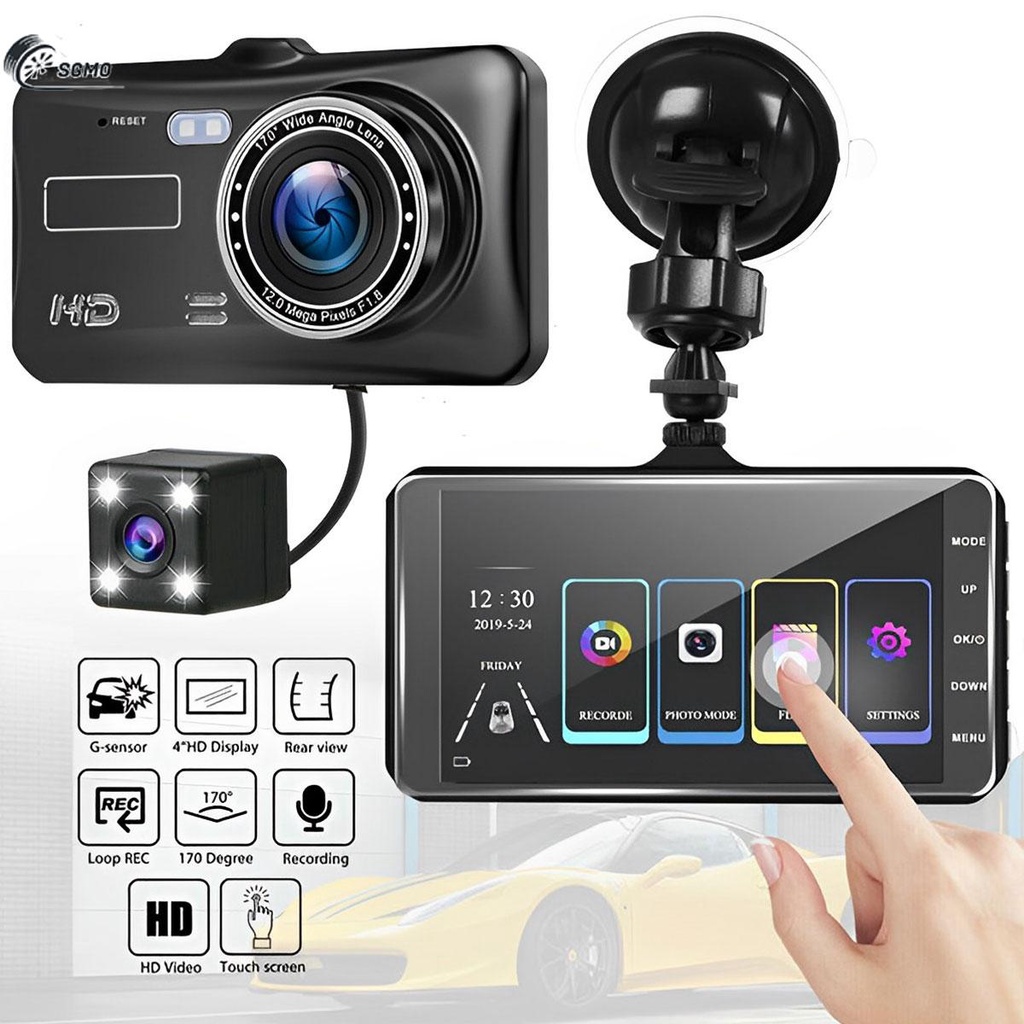 Camera Hành Trình Thông Minh 1080P HD Màn Hình LCD 3 "Nbc0800 Cho Xe Hơi
