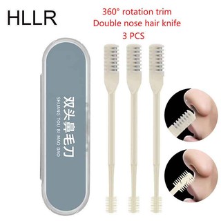 Hllr 360° Máy Tỉa Lông Mũi Hai Đầu Xoay Tiện Dụng
