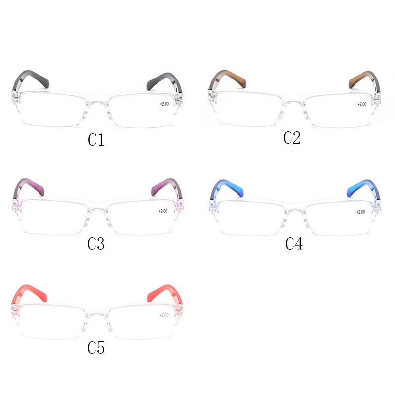 Kính Đọc Sách Phóng Đại Không Viền Siêu Nhẹ Trong Suốt + 1.0 + 1.5 + 2.0 + 2.5 + 3.0 + 3.5 + 4.0