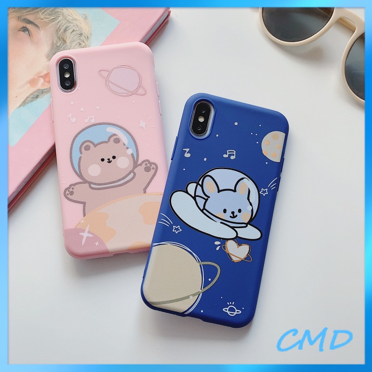 Ốp Điện Thoại Hình Gấu Vũ Trụ Cho iPhone 6/6plus/6s/6splus/7/7plus/8/8plus/x/xs/xr/xsmax/11/12/13/pro/max/plus/promax/-0406